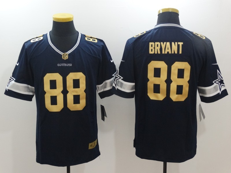 Men's Dallas Cowboys Dez Bryant #88 Navy Jersey